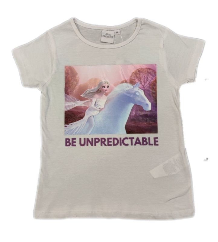 Frozen T-Shirt Weiß "Be unpredictable"